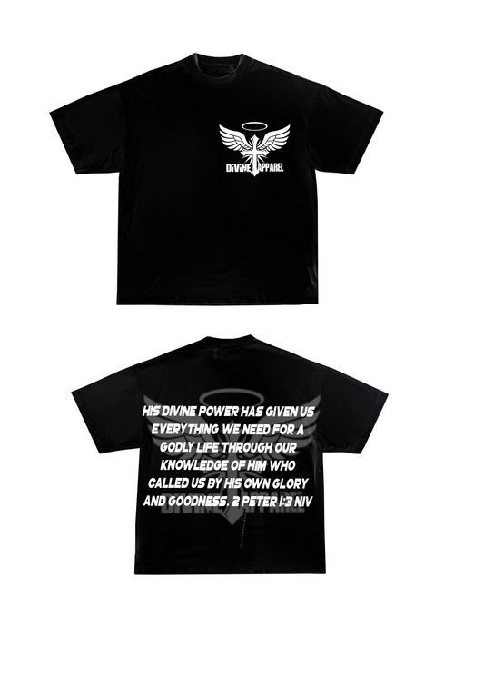 Black Divine Apparel Signature T-Shirt